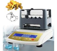 Lissontine Tester per La Purezza Dell'oro, Analizzatore Purezza Oro, Tester Oro Digitale, Peso Massimo 300g, Accuratezza 0.01g, Risoluzione Densità 0.01g/cm³, per Oro, Platino, Palladio SHOP300g