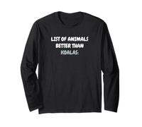 List of Animals Better Than Koalas Australia Animali Maglia a Manica