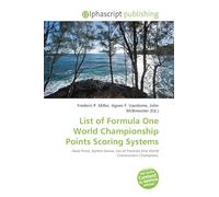 List of Formula One World Championship Points Scoring Systems: Alain Prost, Ayrton Senna, List of Formula One World Constructors' Champions.