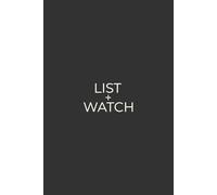 List + Watch: Simple Tracker For Your Movie and Television Show Watchlist | Dark Gray