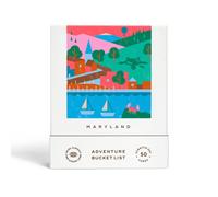 Lista dei desideri per le avventure nel Maryland: 50 biglietti gratta e vinci per attivit all'aperto, attrazioni turistiche e viaggi su strada -
