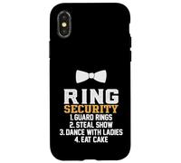 Lista dei doveri di nozze del portatore dell'anello di sicurezza del ragazzo dei bambini Custodia per iPhone X/XS