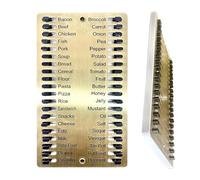 Lista della spesa riutilizzabile, blocco per la lista della spesa intelligente, per rimanere organizzati e coltivare la mentalità frugale, shopping efficiente e viaggi nei centri commerciali