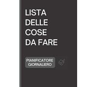 LISTA DELLE COSE DA FARE: Agenda giornaliera senza data. Pianificatore giornaliero. Agenda per pianificare gli appuntamenti. Elenco giornaliero programmato delle cose da fare.