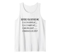 Lista di Controllo della Tecnologia dell'informazione Supporto Tecnico Divertente Canotta