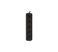 Lanberg Regleta 5 Tomas Schuko Negra 3m