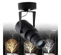 LISTaRSw Faretti LED da 20w/30w, Luci da Palcoscenico a LED, Faretti Zoom per Palcoscenico Teatrale, Faretti Zoom a Binario a LED, Illuminazione di Sfondo per Ktv, Bar, Ristoranti E caffè 30W/B-4000K