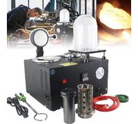 LISTaRSw Macchina per Fusione Sottovuoto - Cappa Sottovuoto + Serbatoio Carburante Integrato + Manometro Accurato, Strumento per Fusione Gioielli - Controllo Temperatura 0-1100 ℃ 1kg