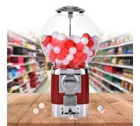 LISTaRSw Venduto Operativo a Moneta, per Capsula di Diametro da 32 Mm, Distributore Automatico della Capsula, Distributore di Capsule Rotonde, Distributore di Piccole Caramelle Red
