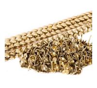 Liste e Bullette per Divani e Sedie colore Ottonato 9.5mm con 20 Chiodi - Tappezzeria