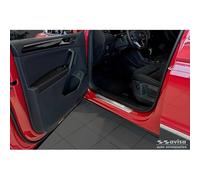 Listelli battitacco in acciaio inox compatibile con Volkswagen Tiguan II 2016-2020 & FL 2020- incl. Allspace 2017-2020 & FL 2020-2024 - 'Lines' - 4-pezzi