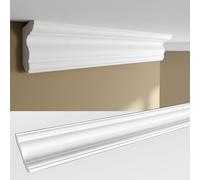 Listelli da soffitto 100 cm - Listelli decorativi - modanature in stucco decorative per parete e soffitto - leggeri, rigidi e stabili nella forma - verniciabili - 4 profili di design tra cui scegliere