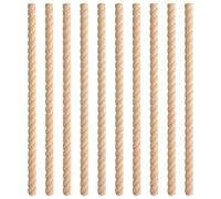 Listelli decorativi in legno 3D non trattati, modanature in legno non levigato, 10 pezzi, per armadio, comò, specchi, progetti artigianali