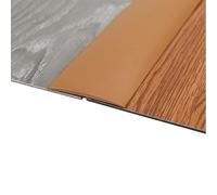 Listelli Di Transizione Autoadesivi For Pavimenti In Legno In PVC, Listelli Divisori Piatti, Listelli For Giunzioni Soglie E Listelli Di Copertura Delle Fughe Del Pavimento.(Light brown,1.57in(4cm))
