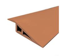 Listelli di transizione per pavimenti, 1 m, in PVC flessibile, per chiusure di soglie di moquette e pavimenti in laminato, con riduzione del rischio di inciampo, marrone chiaro