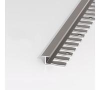 Listelli Di Transizione Per Pavimenti In Lega Di Alluminio Con Profilo A T, 90 Cm × 3 Pezzi, Per Colmare Gli Spazi Tra Le Doghe In Laminato E Le Piastrelle(Gray,1.53cm*90cm)