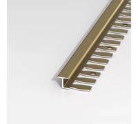 Listelli Di Transizione Per Pavimenti In Lega Di Alluminio Con Profilo A T, 90 Cm × 3 Pezzi, Per Colmare Gli Spazi Tra Le Doghe In Laminato E Le Piastrelle(Titanium Gold,1.83cm*90cm)