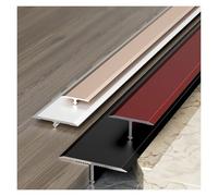 Listelli di transizione per pavimenti T Molding, Striscia di transizione for pavimento con modanatura a T in alluminio, dimensioni multiple, multicolore(Gold,3.3CM*90CM)