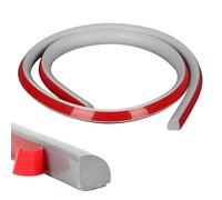 Listelli flessibili autoadesivi da soffitto, modanature autoadesive per pavimento, battiscopa morbidi, strisce angolari decorative, battiscopa per soffitti e bordi del pavimento (grigio-6 m)