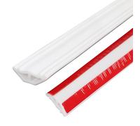 Listelli flessibili da soffitto autoadesivi, triangolari in TPE, facili da montare e impermeabile, 5 m, autoadesivi, triangolari, per pareti a soffitto, piano di lavoro della cucina (bianco 3 m)