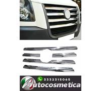 Listelli griglia radiatore per VW Crafter 2006-2012 acciaio inox argento 5 pz-