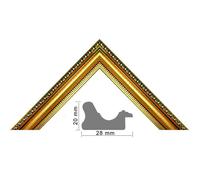 Listelli IN Plastica 925 ORO Rinascimento, Cornice Oro 1 Metro