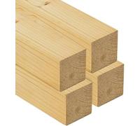 listelli legno massello abete 40x40 x 2 metri piallati su quattro lati con smusso su spigoli Made in Italy confezione da 4 pz