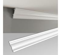 Listelli per soffitto 100 cm - Listelli decorativi - modanature in stucco decorative per parete e soffitto - leggeri, rigidi e stabili nella forma - verniciabili - 4 profili di design tra cui