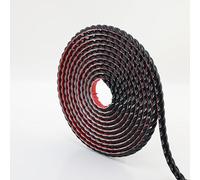 Listello adesivo da parete con pellicola adesiva nera, striscia flessibile per cornice di specchi, bordi 3D da parete, armadi, cornici e decorazioni fai da te per la casa (5 m x 1,5 cm)