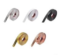 Listello angolare da parete, modanatura in PVC per un'efficace protezione dei mobili (oro, 3 metri)