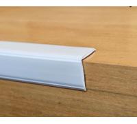 Listello angolare interno ed esterno, modanatura da parete 3D, linee decorative fai da te per parete, pavimento, finestra, porta, soffitto e altro ancora, flessibile, autoadesivo, 3,8 cm x 4,9 m,