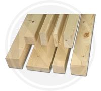 Listello asta in legno di abete H2mt varie dimensioni fai da te bricolage (20x20x2000 mm) cf. 10 pz.