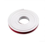 Listello autoadesivo in PVC, per mobili e armadi, striscia flessibile di tenuta per listelli e rivestimenti, lunghezza 4/5 m, bianco o grigio (G)