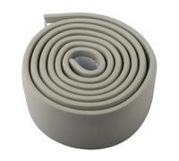 Listello battiscopa ispessito 200 cm ammortizzante (grigio) | Copre angoli interni, sigilla le fessure, leviga le transizioni, ideale per piastrelle e pavimenti in laminato