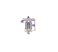 Listello decorativo porta RMXC50884 ROMIX