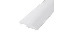 Listello di transizione autoadesivo per pavimenti, adatto per zone di transizione tra moquette e piastrelle con un dislivello compreso tra 1 e 5 millimetri(White,3.5cm)