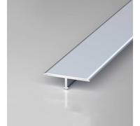 Listello di transizione for pavimenti a forma T Striscia Soglia in lega alluminio for collegare listelli pavimenti compositi e giunti pavimenti in piastrelle ceramica(Gray 1,40mm L2.7m/9ft)