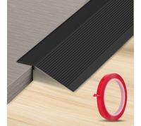 Listello di transizione in alluminio,100 x 900 mm Profilo di transizione Profilo di compensazione dell'altezza,Binario di transizione per soglie,pavimenti compositi,compensazione dell'altezza 8-40 mm