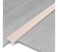 Listello di transizione per pavimenti, Striscia di transizione for pavimento autoadesiva in alluminio multicolore, larghezza 1-7 cm, for moquette e piastrelle in legno laminato(Rose Gold,W5cm)