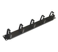 Digitus Listello Guidacavi Rack 19" 1U 5 Anelli Nero