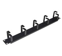 Digitus Listello Guidacavi Rack 19" 1U 5 Anelli Nero