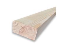 Listello in legno di pino naturale da 200 cm, sezione 4,5x9 cm, per pareti, pergole, bricolage