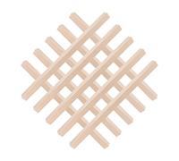 Listello in Legno Grezzo 3d per Modanatura, 10 Pezzi 30 Cm
