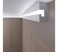 Listello per Illuminazione Indiretta OL-37 90x45, 12 Metri OL-37 Bianco