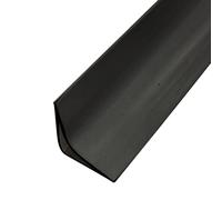 Listello per prese autoadesivo con canalina per cavi, angolo interno per listelli angolari, per porte, finestre, pareti, cucina, piastrelle, facilmente tagliabile (Nero, 3 m)