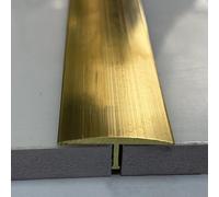 listello per soglia porta, Barra di soglia for porta in legno su piastrelle, striscia divisoria for pavimento dorata, larghezza del bordo laminato(25mm (1") Width)
