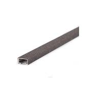 Listello testa piatta in alluminio decorato metri 2-15X8MM (Wenge(conf. da 15 pezzi))