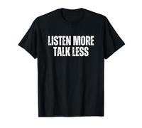 Listen More Talk Less Wellness Regalo per la salute mentale Maglietta