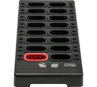 Listen Technologies LA-480-01 Docking Station 16; Carica, memorizza e programma fino a 16 ricetrasmettitori ListenTALK; ogni slot di ricarica blocca e tiene saldamente le unità