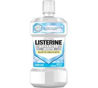 LISTERINE Collutorio Advanced White, Collutorio sbiancante 0% alcol al gusto delicato di Menta, Collutorio senza alcool per denti bianchi e un'igiene orale completa, 500 ml